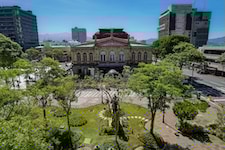 Vue aerienne théâtre national san josé