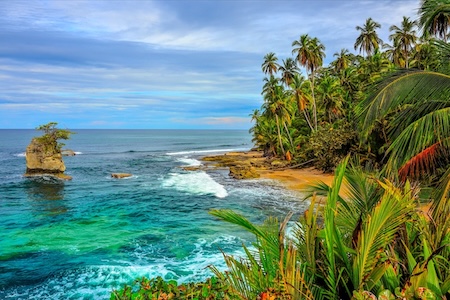 Punta Uva puerto viejo de sarapiqui sur les caraibes au costa rica