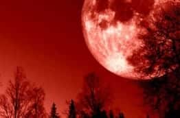 La lune de sang, éclipse lunaire