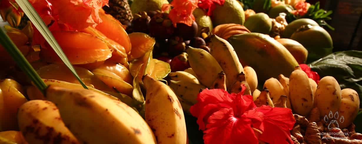 banane organiques et fruits