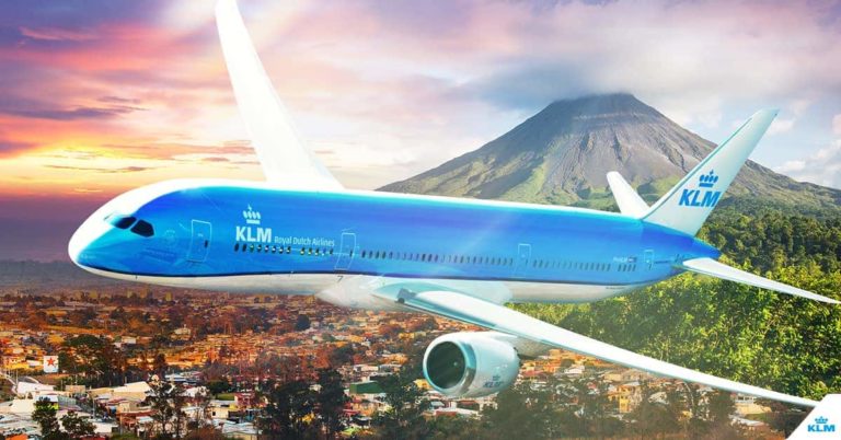 klm vol direct amsterdam costa rica decouverte