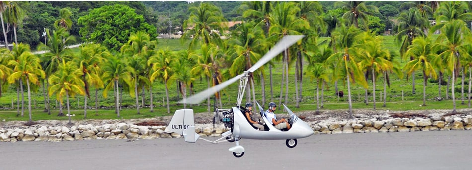 voler au Costa Rica en gyrocoptère