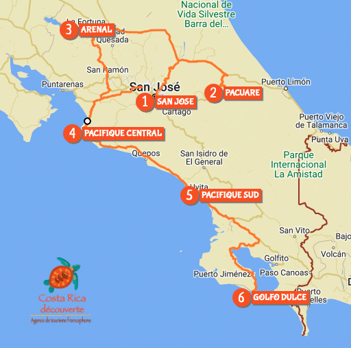 Map of circuit green gold
