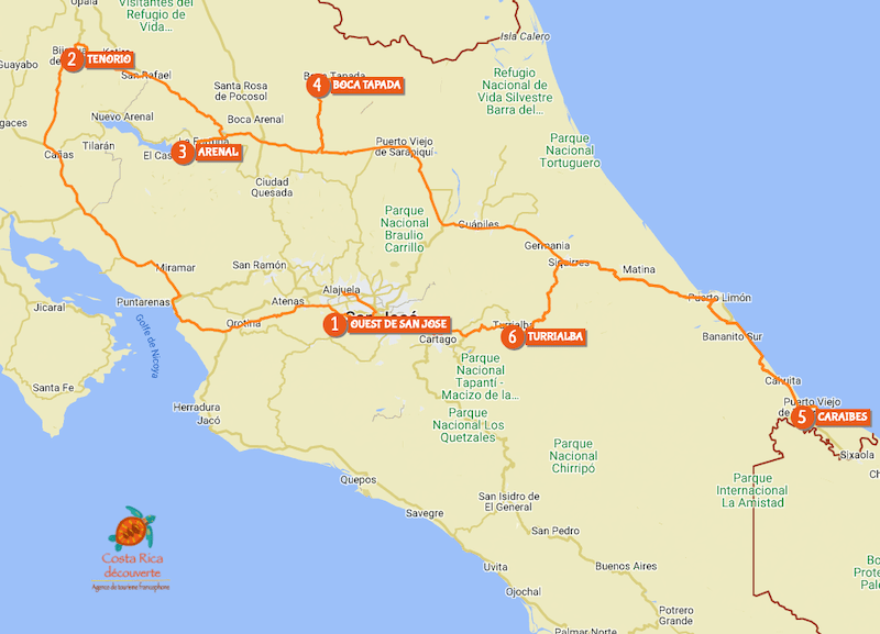 Map of circuit coatimundi