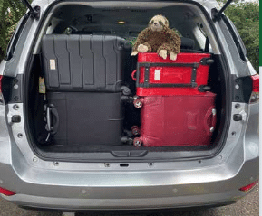 Toyota Fortuner volume coffre