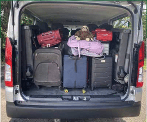 Toyota Hiace volume coffre