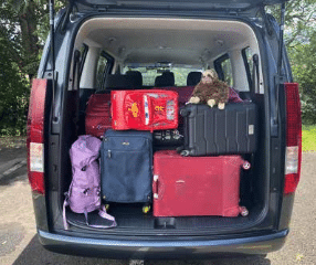 Toyota Staria volume coffre