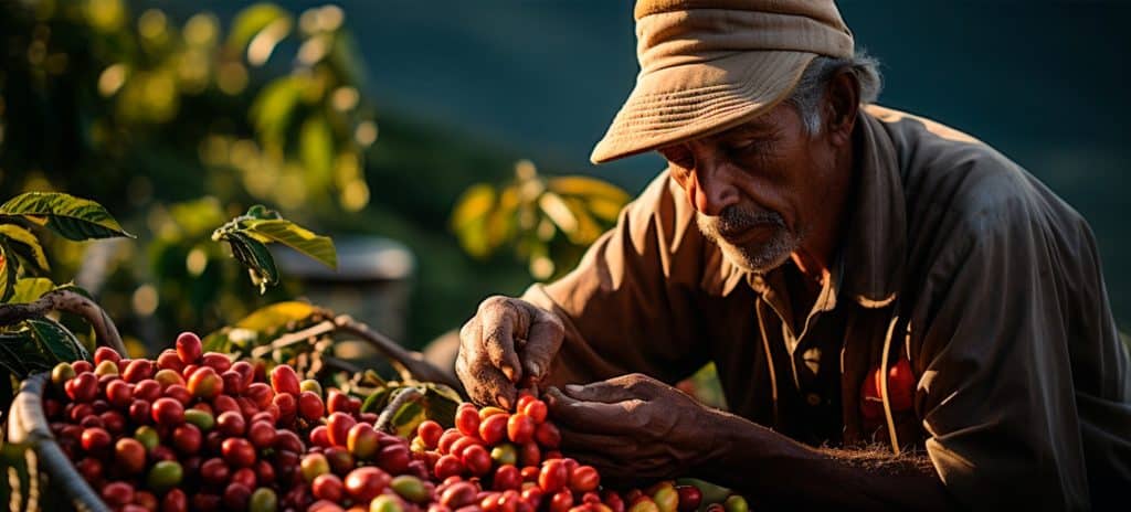 Paysan-récolte-cafe-costa-rica -tourisme-rural